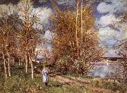 Small Meadows in Spring-By, Alfred Sisley